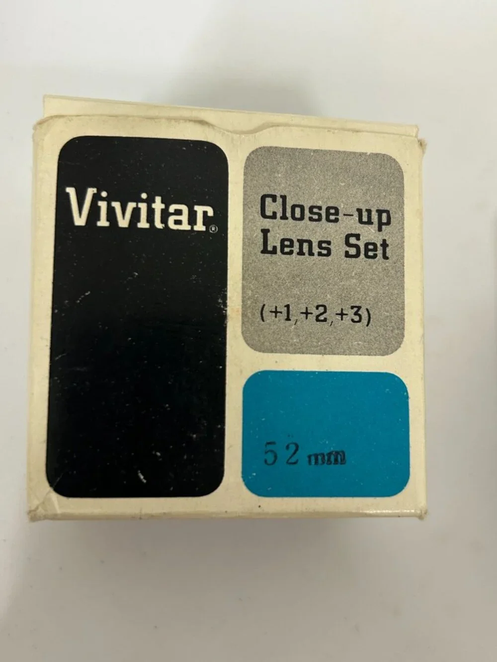 Vivitar Close Up Lens‎ Set (+1, +2, +3) 52mm - Used with Original Box